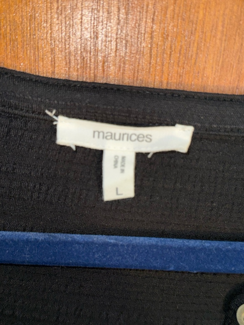 Maurices Textured Button Front Henley Top - Picture 5 of 7